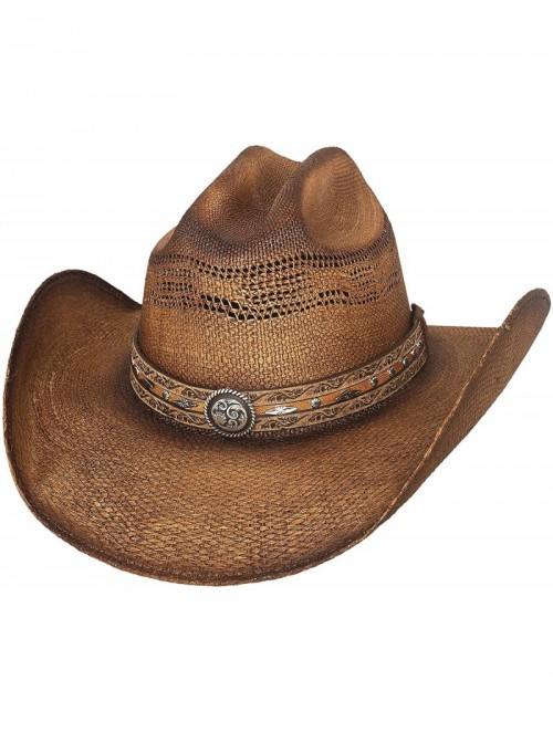 Cowboy Hats Corral Dust Straw Cowboy Hat 2879 - CS12DHRMHMX $60.02