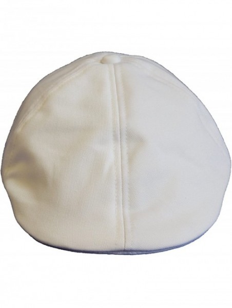 Newsboy Caps Newsboy 100% Cotton Gatsby Cap Men Ivy Hat Golf Driving Sun Flat Cabbie - White - CW12IGDX7QN $11.68