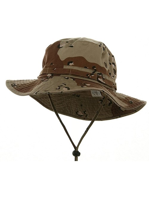 Sun Hats Big Size Washed Camo Hunting Hats - Desert - C91118W0UXX $33.15