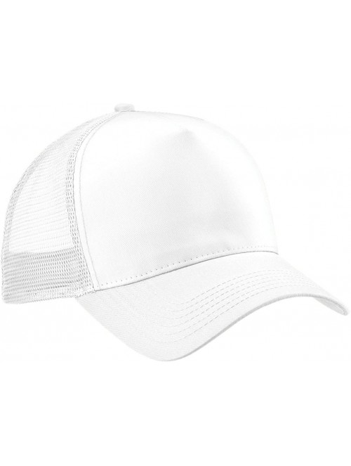 Baseball Caps Snapback Trucker - White / White - CQ11SBKX6LX $12.24