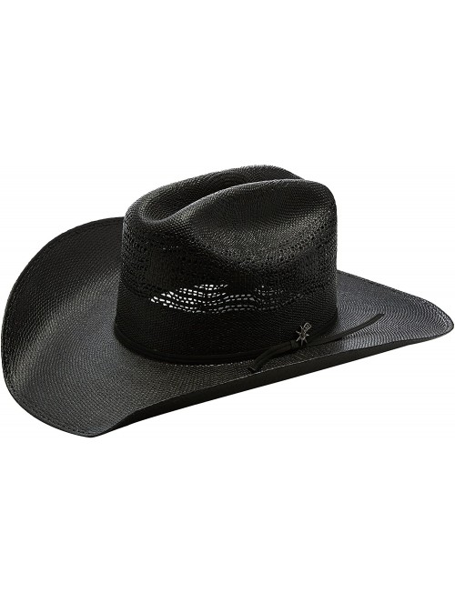 Cowboy Hats Western Men's Desert Night Western Cowboy Hat - Black - CM1860KLWLN $47.42