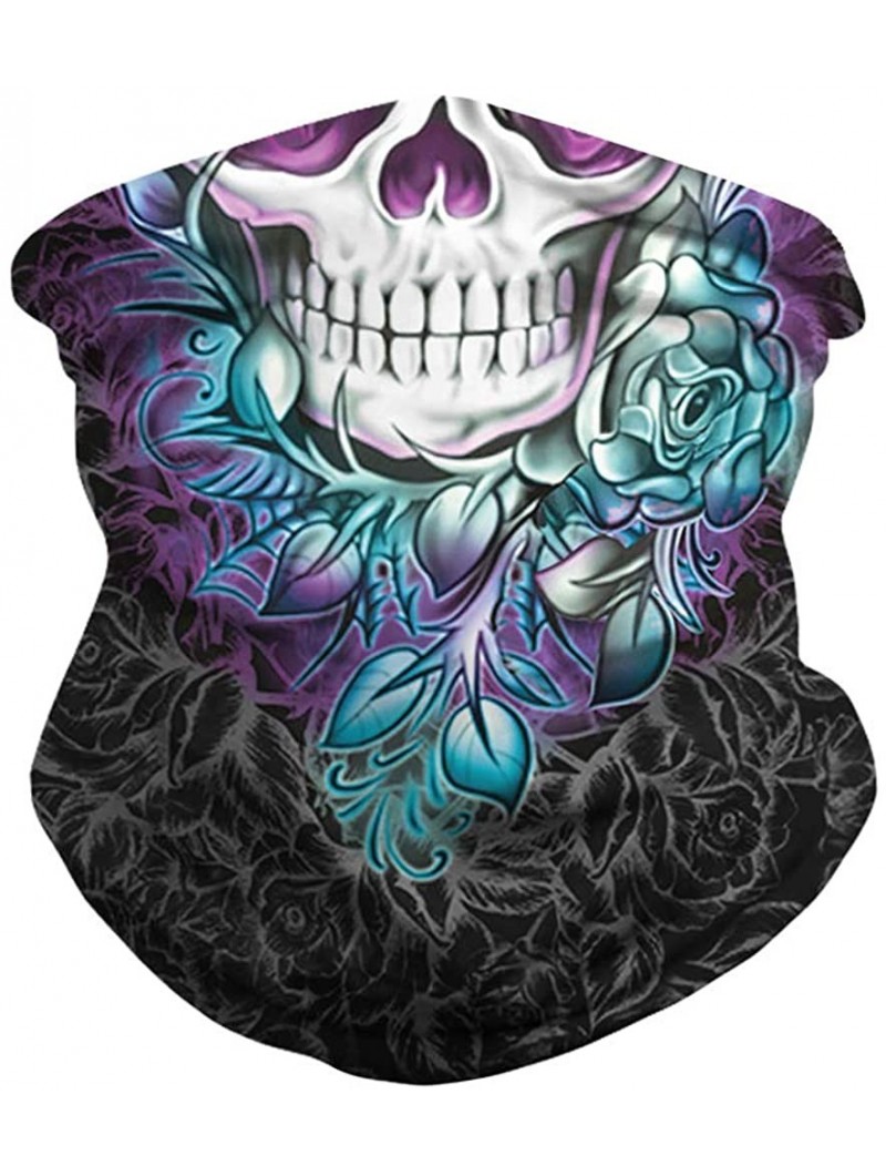 Balaclavas Summer Bandanas Face Cover Handwear Neck Gaiter Magic Seamless Scarf for Dust- Outdoors- Festivals- Sports - C9198...