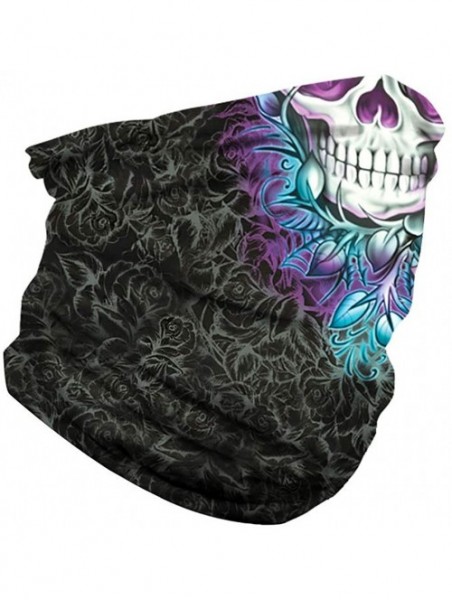 Balaclavas Summer Bandanas Face Cover Handwear Neck Gaiter Magic Seamless Scarf for Dust- Outdoors- Festivals- Sports - C9198...