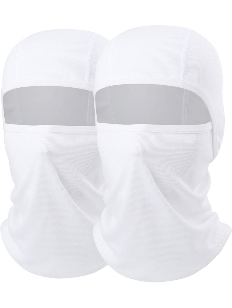 Balaclavas Balaclava - Breathable Face Mask Windproof Dust Sun UV Protection - Balaclava (White) - CY18D32WM4E $25.20