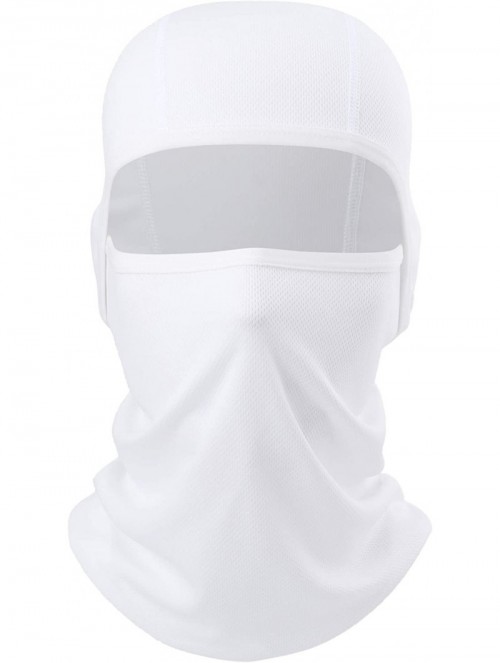 Balaclavas Balaclava - Breathable Face Mask Windproof Dust Sun UV Protection - Balaclava (White) - CY18D32WM4E $25.20