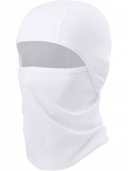 Balaclavas Balaclava - Breathable Face Mask Windproof Dust Sun UV Protection - Balaclava (White) - CY18D32WM4E $25.20