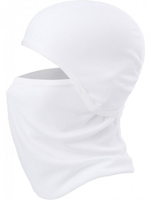 Balaclavas Balaclava - Breathable Face Mask Windproof Dust Sun UV Protection - Balaclava (White) - CY18D32WM4E $25.20