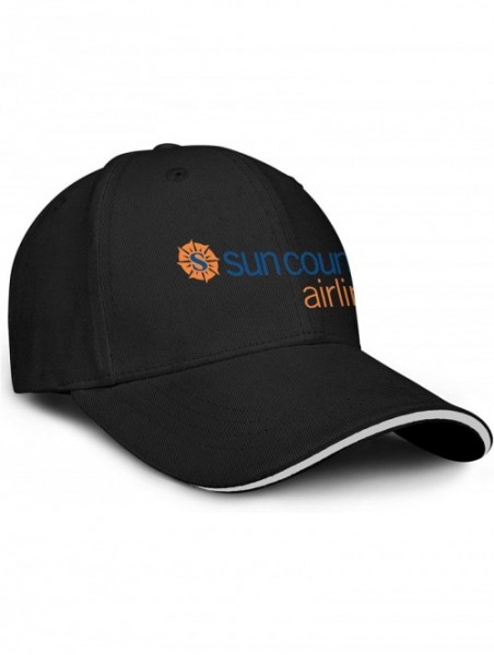 Sun Hats Unisex Mens Sun-Country-Airline-Symbol-Logo- Cool Nice Caps Hats Fishing - Sun Country Airline-3 - CQ18S60UDSE $22.69