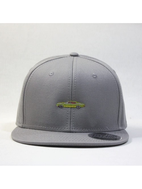 Baseball Caps Premium Plain Cotton Twill Adjustable Flat Bill Snapback Hats Baseball Caps - 70 Gray - C612MSKBWQ7 $14.12