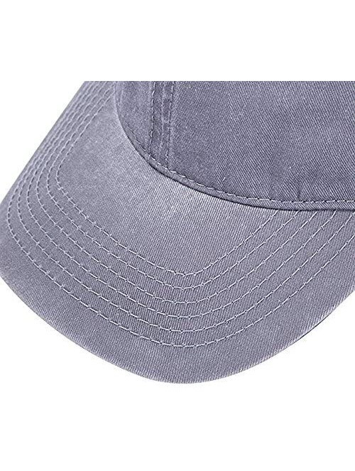 Baseball Caps Custom Cowboy Hat DIY Baseball Cap Outdoor Visor Hat Trucker Cap(Adjusted/Black/Adult) - Retro Gray - CH18G6KTK...