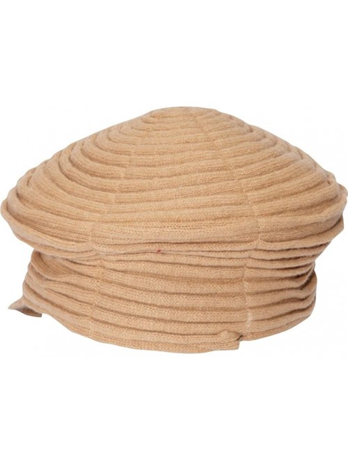 Newsboy Caps Women 100% Wool Newsboy Cap Hat 188 - C. Camel - CT11BE7L0AD $18.68