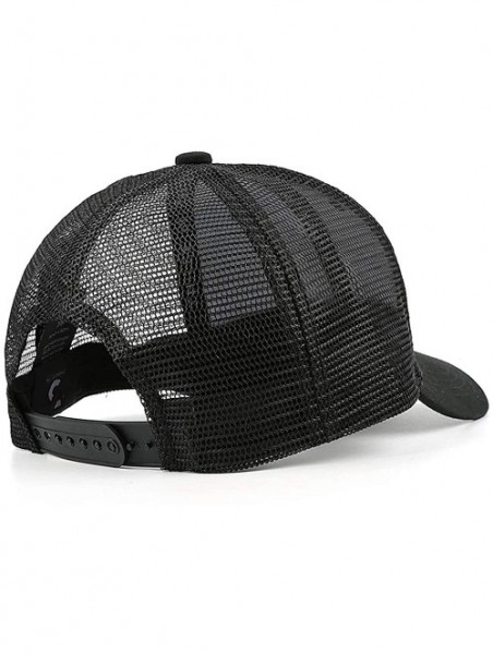 Baseball Caps Mens Popular Sport Hat Baseball Cap Trucker Hat - Black-1 - CV18WM03NSN $21.41