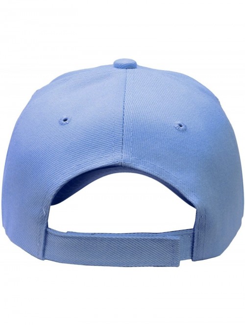 Baseball Caps 2pcs Baseball Cap for Men Women Adjustable Size Perfect for Outdoor Activities - Sky Blue/Sky Blue - C4195CRYY7...