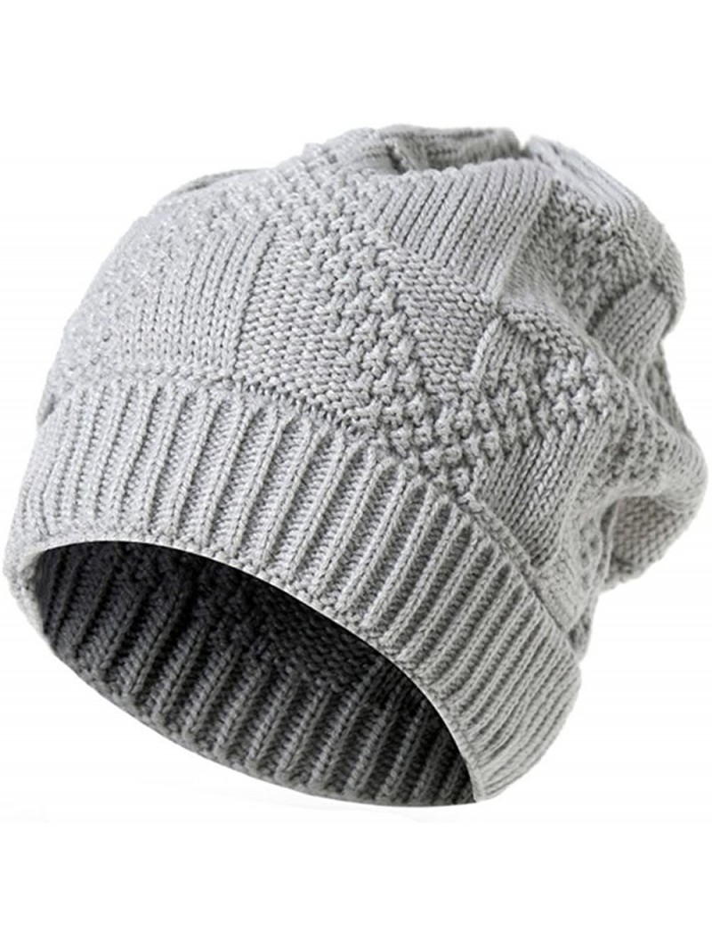 Skullies & Beanies Oversize Hat versatile Slouchy - C118LZRG69N $9.62