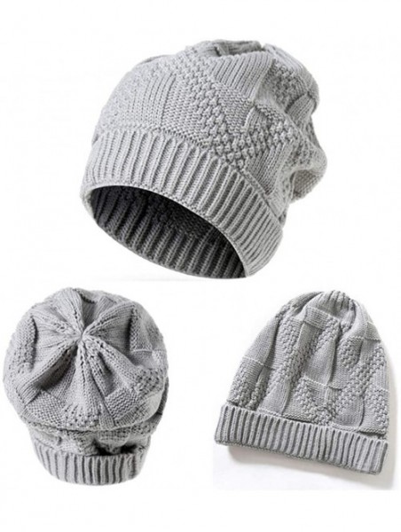 Skullies & Beanies Oversize Hat versatile Slouchy - C118LZRG69N $9.62