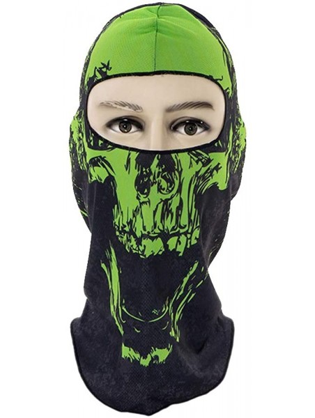 Balaclavas Unisex Skeleton Skull Ghost Windproof Ski Face Mask Motorcycle Cycling Balaclava Hood for Men Women - A - CI18LYIA...