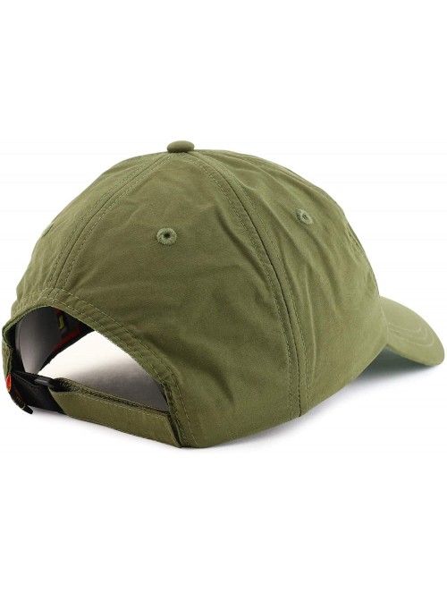 Baseball Caps Lightweight UV 50+ UPF Sunshield Long Bill Mesh Lined Cap - Olive - CL18XXLE9L0 $24.35