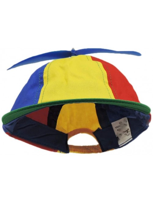 Skullies & Beanies Child Propeller Beanie Multi Colored Baseball Hat - C8115P0HFAJ $13.68