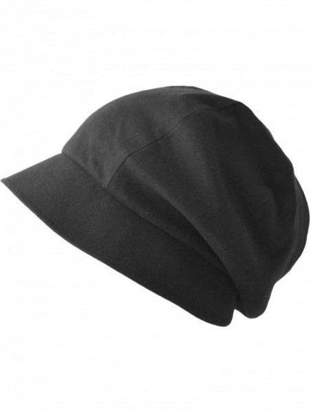 Sun Hats Casualbox - Womens Sun Hat Organic Cotton Reversible Japanese Design - Black & Light Gray - C911OIINWBV $33.46