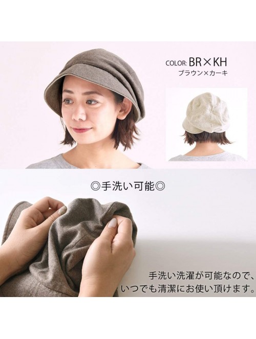 Sun Hats Casualbox - Womens Sun Hat Organic Cotton Reversible Japanese Design - Black & Light Gray - C911OIINWBV $33.46