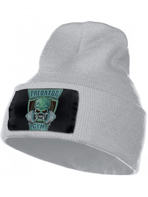 Skullies & Beanies Predator Gym Outdoor Hat Knitted Hat Warm Beanie Caps for Men Women - Gray - C218Q9D0N9W $19.10