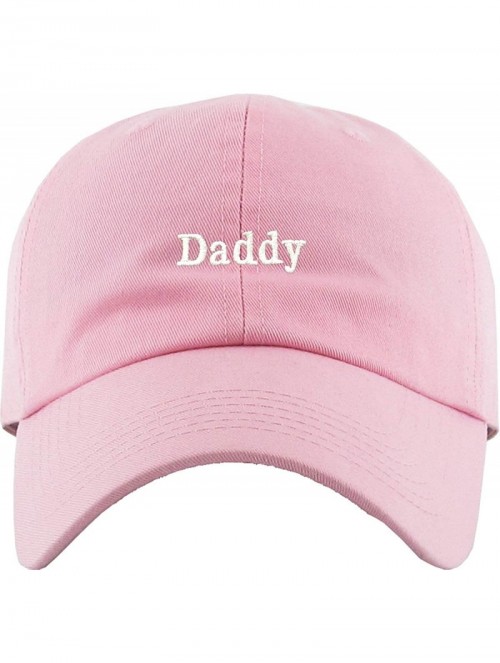 Skullies & Beanies Good Vibes Only Heart Breaker Daddy Dad Hat Baseball Cap Polo Style Adjustable Cotton - (3.1) Pink Daddy C...