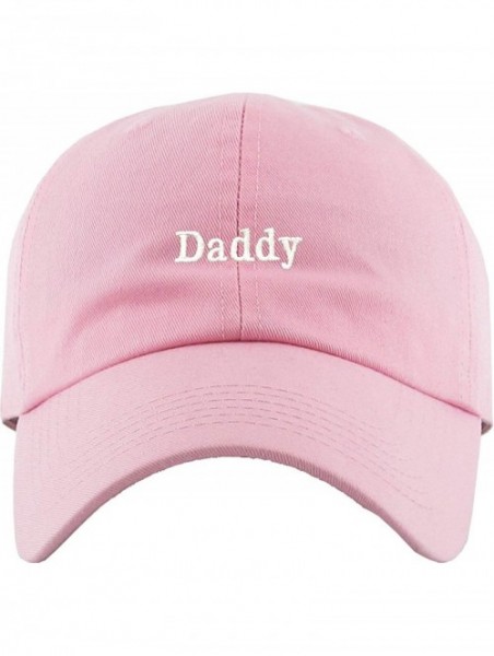 Skullies & Beanies Good Vibes Only Heart Breaker Daddy Dad Hat Baseball Cap Polo Style Adjustable Cotton - (3.1) Pink Daddy C...