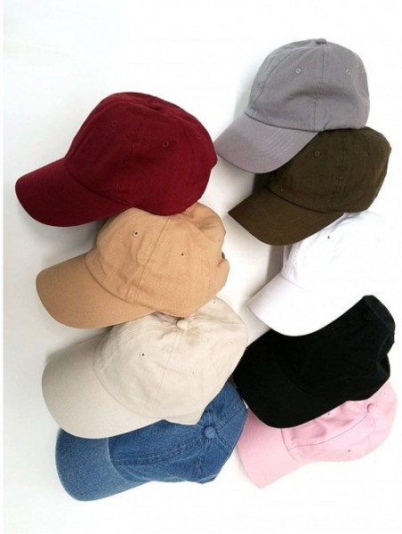 Baseball Caps Humble Stay Hard Logo Style Dad Hat Washed Cotton Polo Baseball Cap - Lt.pink - C7187Y93875 $19.11