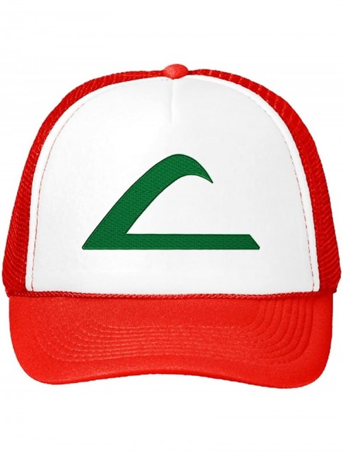 Baseball Caps Pikachu Pokeball Embroidered Cotton Low Profile Unstructured Dad Hat - White/Red - CI12K2YG2RF $24.57