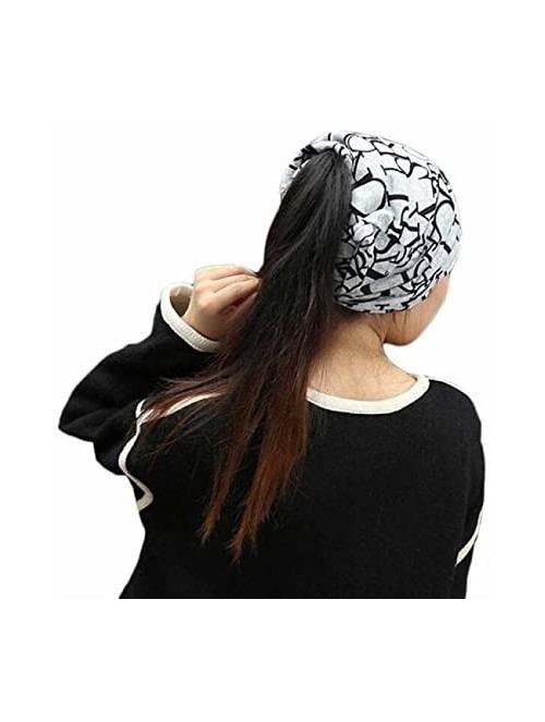 Skullies & Beanies Women Hat- Winter Women's Fashion Lace Sequins Snapback Ladies Turban Cap - ❤️d - C0180EN70QL $12.48