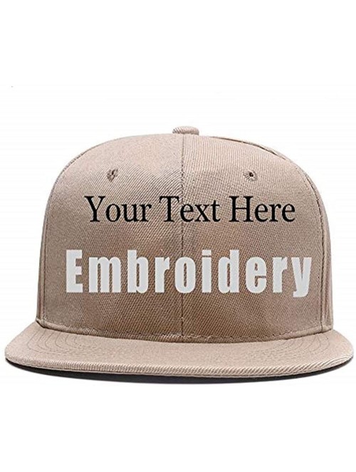 Baseball Caps Custom Embroidered Hat-Personalized Hat-Trucker Cap-Adjustable Dad Cap Add Text(Black) - Kaji - CF18H24WMQG $24.18