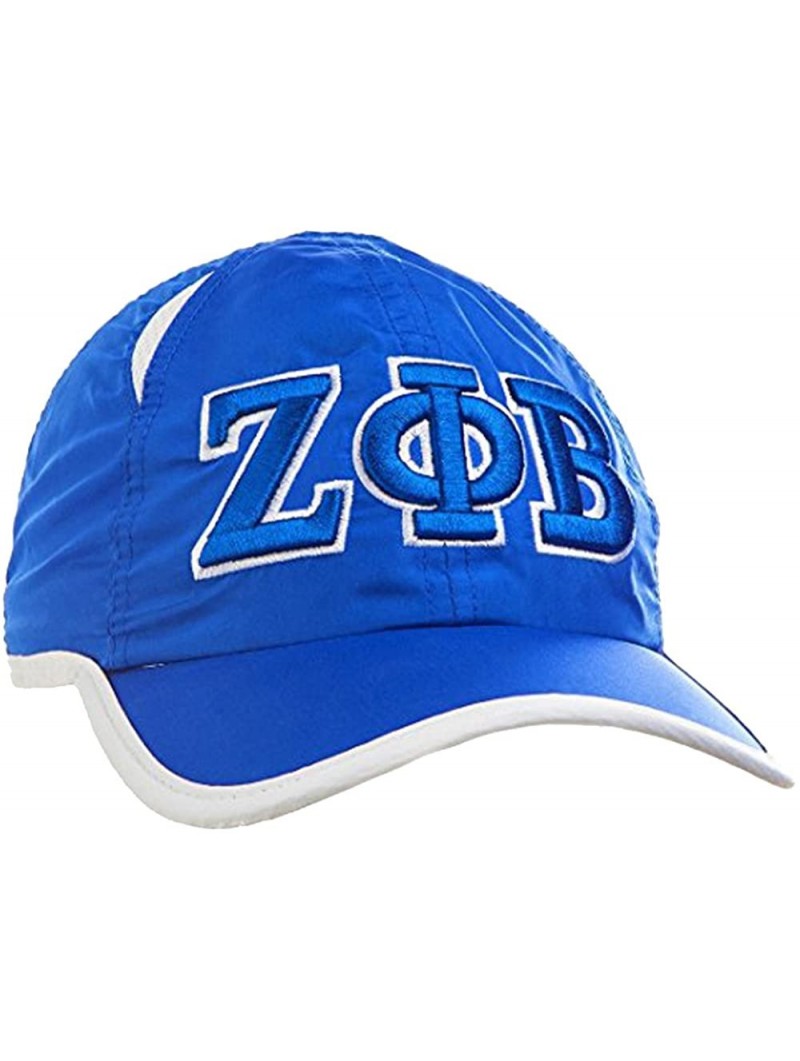 Skullies & Beanies Zeta Phi Beta Featherlight Cap Royal Blue - C8127DBEOHP $31.15