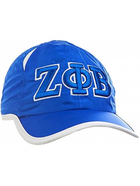 Skullies & Beanies Zeta Phi Beta Featherlight Cap Royal Blue - C8127DBEOHP $31.15