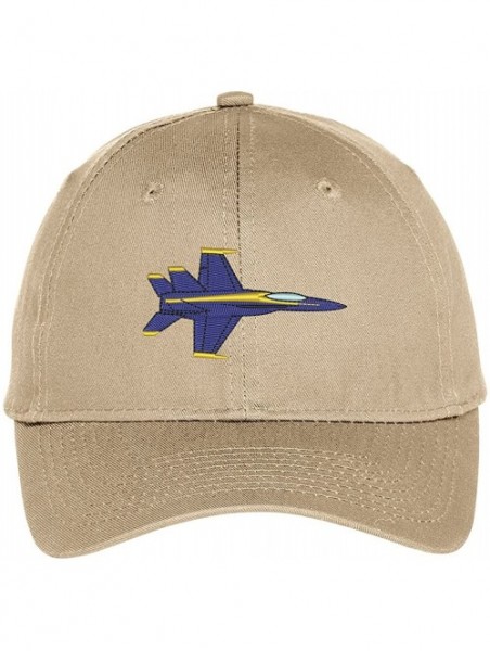 Baseball Caps US Navy Blue Angels Embroidered Snapback Adjustable Baseball Cap - Khaki - C012KMEQWJ3 $17.62