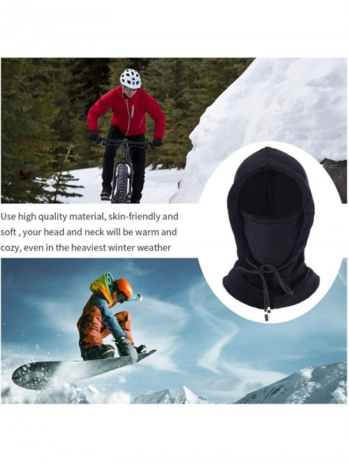 Balaclavas Balaclava Ski Mask - Windproof Cold Weather Face Mask Winter Fleece Hood for Men and Women - 2 1 Pack Balaclava - ...