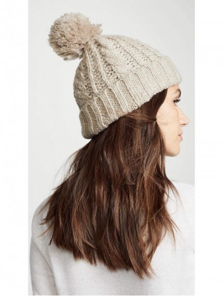 Skullies & Beanies Women's Soft Cable Beanie Hat - Oat - CD18D94MIMM $17.68