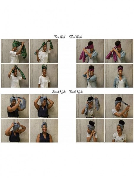 Headbands Solid Color Head Wrap & Scarf - Stretch Jersey Knit Hair Wrap- Long Turbans - Olive Green - CV18QRHS9XE $17.73