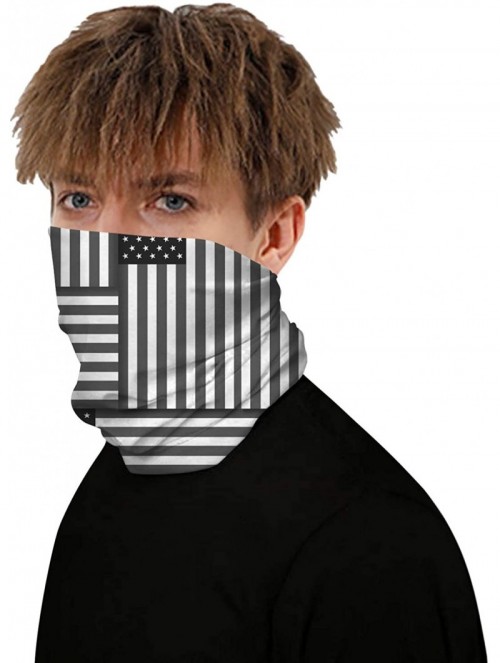 Balaclavas Camouflage American Flag Print Balaclava Bandana Neck Gaiter Scarf Headband - Us Flag - CQ198CKD5SG $14.11