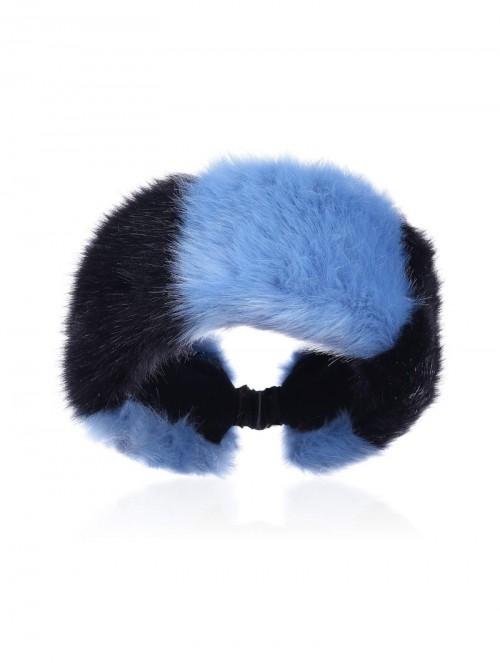 Cold Weather Headbands Headbands Outdoor Earmuffs Hairbands - Black&Blue - C818H3YASCX $13.72