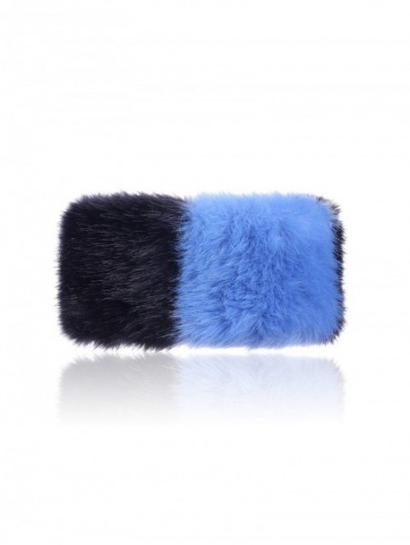 Cold Weather Headbands Headbands Outdoor Earmuffs Hairbands - Black&Blue - C818H3YASCX $13.72