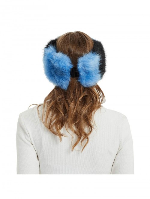 Cold Weather Headbands Headbands Outdoor Earmuffs Hairbands - Black&Blue - C818H3YASCX $13.72