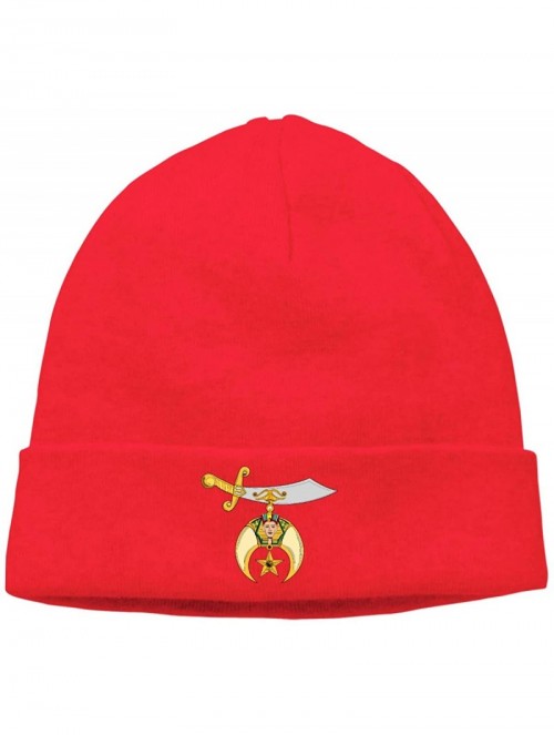 Skullies & Beanies Crali Shriner Unisex Fashion Autumn/Winter Cap Hedging Caps Casual Cap Hat Warm Hats for Men & Women - Red...