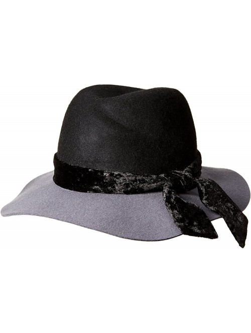 Fedoras Fashion Wranger Hat with Velvet Band - Black - CS189QZAZSC $40.09