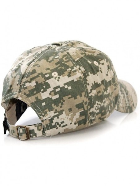 Baseball Caps US Flag Patch Tactical Style Cotton Trucker Baseball Cap Hat Army Green - Multicam - CE12HJWG7IR $18.65