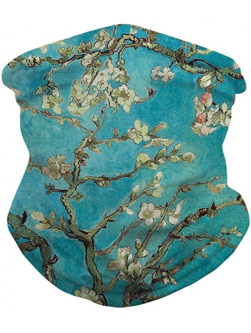Balaclavas Van Gogh Balaclava for Women Men Headwear Bandana Head Wrap Scarf Neck Warmer Headband - Almond Blossom - CH1982XI...