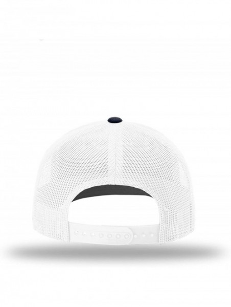 Baseball Caps Trump 2020 KAG Lower Left Back Mesh Hat- Trump Hat - Navy Front / White Mesh - C618XE6HHMD $29.61