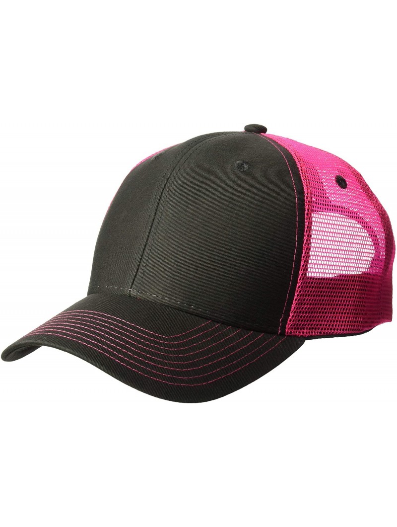 Baseball Caps Unisex-Adult Sideline Cap - Dark Grey/Neon Pink - CY18E3X7AGH $14.12