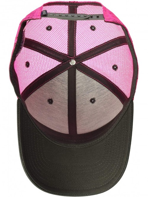 Baseball Caps Unisex-Adult Sideline Cap - Dark Grey/Neon Pink - CY18E3X7AGH $14.12