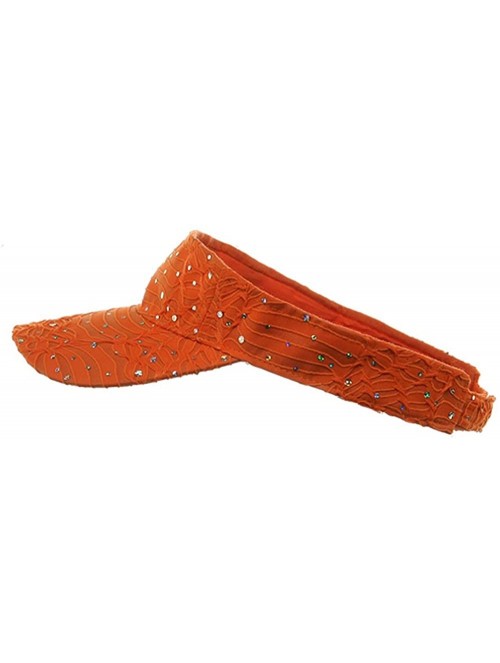 Visors Glitter Visor - Orange - CB111GHWUJR $28.56