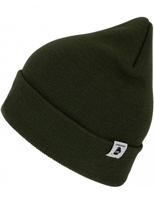 Skullies & Beanies Beanie- Men and Women Skull Knit Hat Cap - Ko Heather Green - C318ARSYNUG $22.61